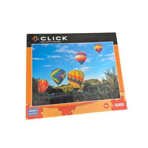 Hot Air Balloon 1000 Piece Puzzle | Mega Puzzles | Scenic Balloon Landscape